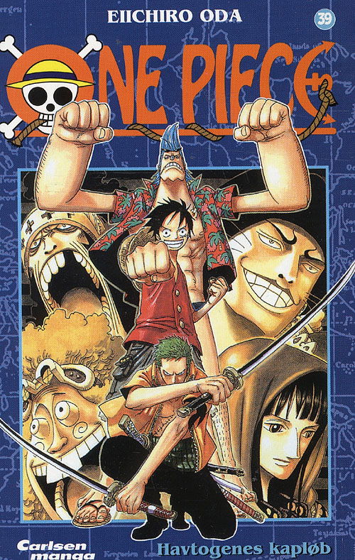 Cover for Eiichiro Oda · One Piece¤Carlsen manga, 39: One Piece 39: Havtogenes kapløb (Sewn Spine Book) [1st edition] (2008)