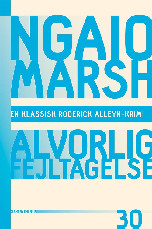 Cover for Ngaio Marsh · Alvorlig fejltagelse (Sewn Spine Book) [1er édition] (2015)