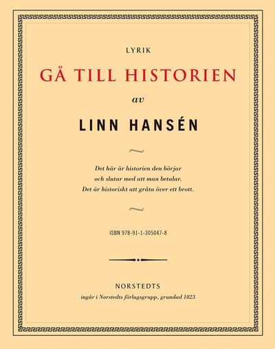 Cover for Linn Hansén · Gå till historien (Book) (2018)