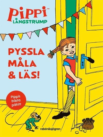 Cover for Astrid Lindgren · Pippi Långstrump: Pippi Långstrump. Pyssla, måla och läs (Innbunden bok) (2020)