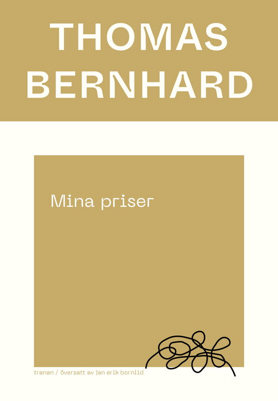 Mina priser - Thomas Bernhard - Libros - Bokförlaget Tranan - 9789189814349 - 31 de julio de 2024