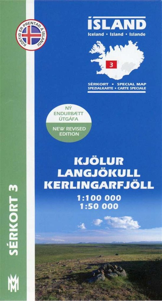 Cover for Mal Og Menning · Island-Sérkort.03 Kjölur,Langjökull (Bog)