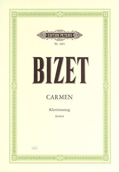 Cover for Georges Bizet · Carmen,ka.ep3001 (Book)