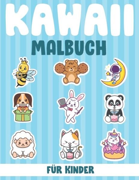 Cover for Mlou Aymen · Kawaii Malbuch Fur Kinder (Pocketbok) (2021)