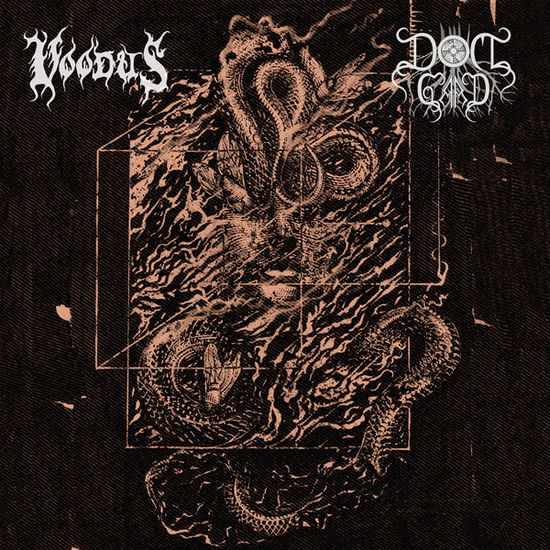 Cover for Voodus / Domgård · Ginnungagap / Ljungeld Över Människan (Cassette) (2025)