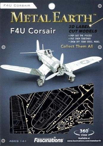Cover for Metal Earth · F4u Corsair - Sheet Model - Metallplatine - Konstruktionsflugzeug (N/A)