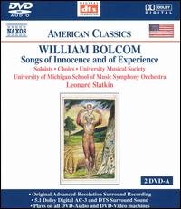 Cover for Slatkin / University Of Michigan · Songs Of Innocence And Of Expe *s* (DVD/DVD-Audio) (2005)