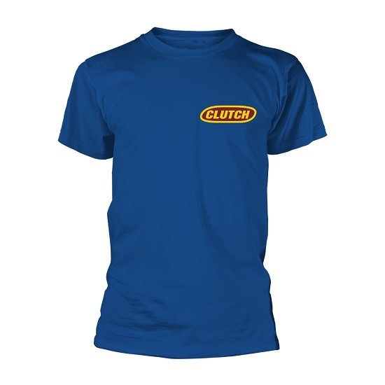 Cover for Clutch · Classic Logo (Yellow / Blue) (MERCH) [size XL] [Blue edition] (2021)