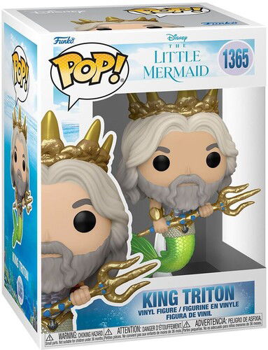 The Little Mermaid (Live Action) - King Triton - Funko Pop! Disney: - Merchandise - FUNKO UK LTD - 0889698707350 - 8. marts 2023