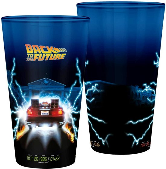 Cover for Back To The Future · Back To The Future - Large Glass - 400Ml -Delorean (MERCH) (2021)