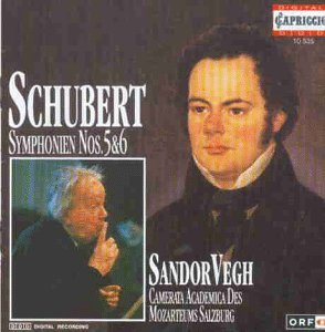 Cover for Vegh,sandor / Camms · * SCHUBERT: SINFONIEN 5+6*s* (CD) (2008)