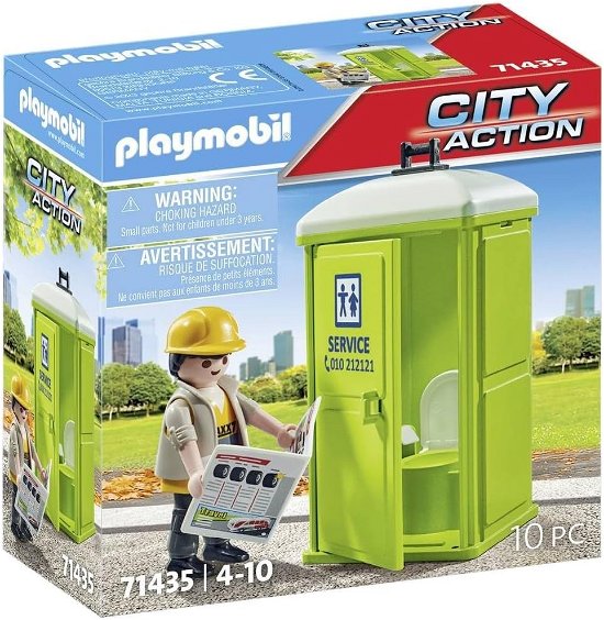 Playmobil City Action Mobiel Toilet - 71435 - Playmobil - Merchandise - Playmobil - 4008789714350 - 