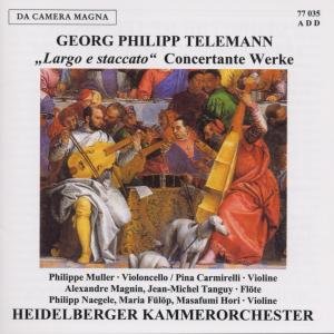 Largo E Staccato-concertante - Telemann / Heidelberger Kammer - Musiikki - DA CAMERA - 4011563770350 - 2012