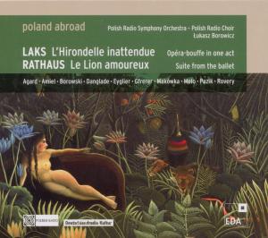 Laks / Rathaus: L'hirondelle Inattendue/le Lion Amoureux - Laks / Rathaus - Muziek - EDA - 4012476000350 - 28 oktober 2011