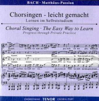 Cover for Bach · Matthäus-Passi.,Tenor,CD.MPC4503-3 (Book)
