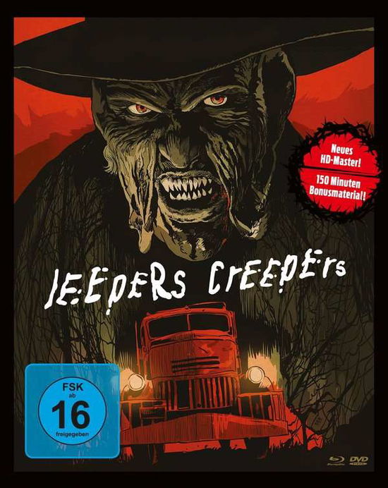 Cover for Jeepers Creepers (mediabook, 1 Blu-ray + 2 Dvds) (Blu-Ray) (2019)