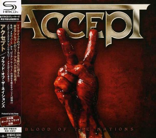 Cover for Accept · Blood Of The Nations (CD) [Japan Import edition] (2021)