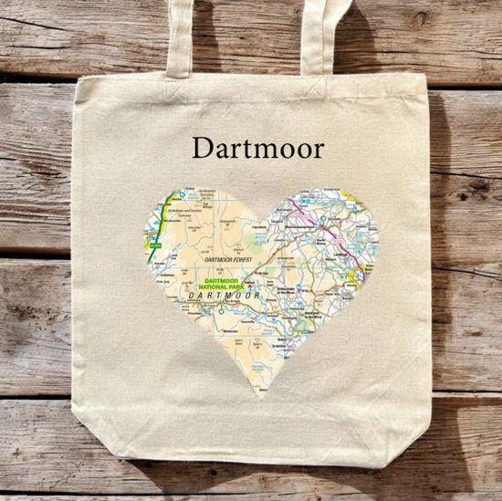 Cover for OS Map Premium Canvas Tote Bag - Dartmoor National Park (MERCH) (2025)