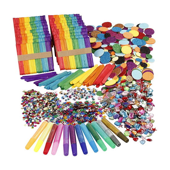 Cover for Diy Kit · Glitter &amp; Wood Sticks Mega Set (97435) (Brinquedos)