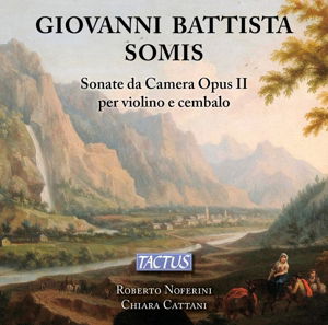 Cover for Somis / Noferini / Cattani · Sonate Da Camera for Violin &amp; Continuo (CD) (2015)