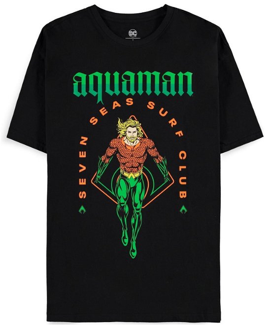 Cover for Dc Comics: Aquaman · Men'S Black (T-Shirt Unisex Tg. L) (N/A)