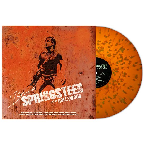 Cover for Bruce Springsteen · Wnew Fm Broadcast The Hollywood Center Studios Hollywood Ca 5th June 1992 (Orange / Yellow Splatter Vinyl) (LP) (2022)