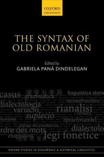 Cover for Pan&amp;#259 · The Syntax of Old Romanian - Oxford Studies in Diachronic and Historical Linguistics (Hardcover Book) (2016)