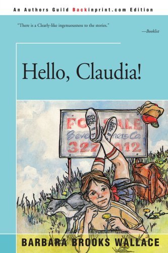 Cover for Barbara Brooks Wallace · Hello, Claudia! (Taschenbuch) (2000)