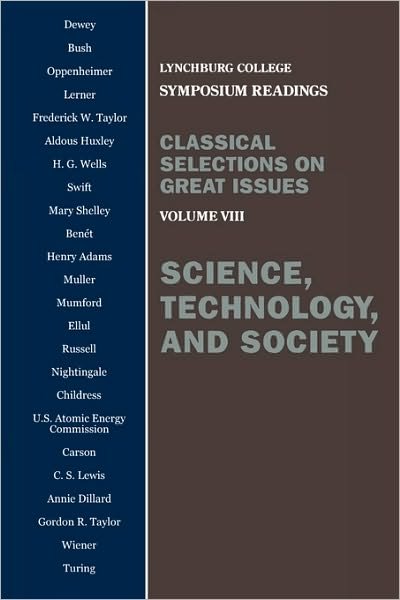 Cover for John Dewey · Science, Technology, and Society: Voulume VIII (Pocketbok) [Eighth edition] (1997)