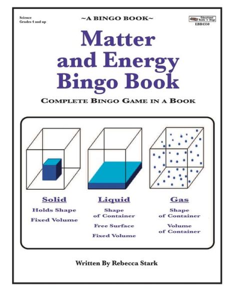 Cover for Rebecca Stark · Matter and Energy Bingo Book (Paperback Book) (2016)