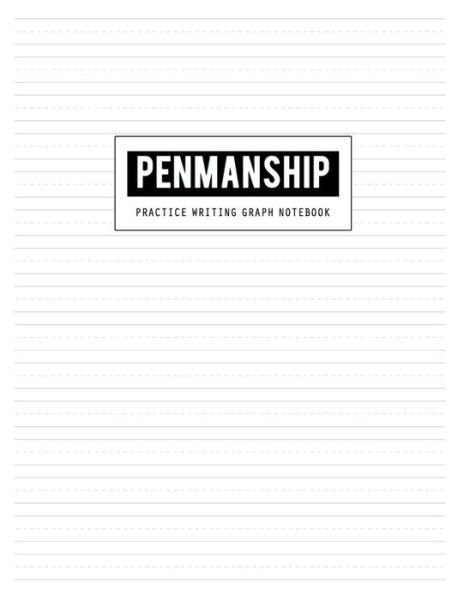 Cover for Black and White Publishing · Penmanship Writing Graph Notebook (Paperback Book) (2019)