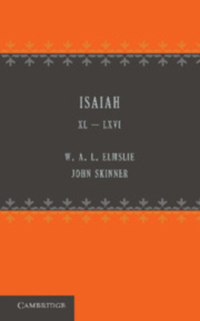 Cover for W a L Elmslie · Isaiah 40-66 (Paperback Book) (2014)