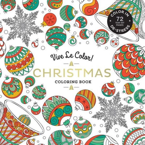 Cover for Abrams Noterie · Vive Le Color! Christmas (Adult Coloring Book) (Stationery) (2016)