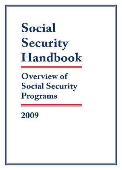 Cover for Federal Government · Social Security Handbook: Overview of Social Security Programs, 2009 (Paperback Book) (2009)