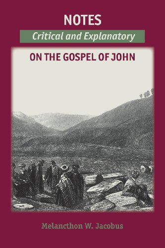 Cover for Melancthon W. Jacobus · Notes on the Gospels: Critical and Explanatory on John (Paperback Book) (2013)