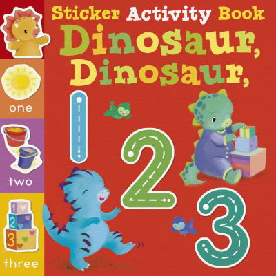 Cover for Villetta Craven · Dinosaur Dinosaur 123: Sticker Activity Book (Paperback Book) (2022)