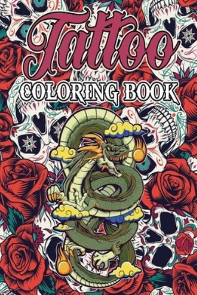 Cover for The Little French · Tattoo Coloring Book for Adults (Paperback Book) (2022)