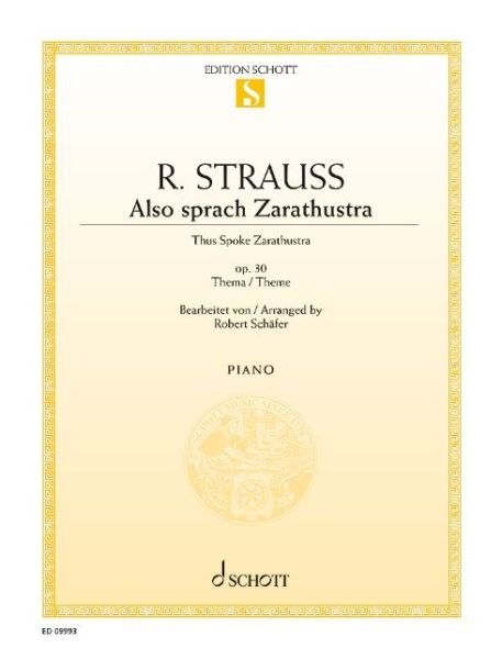 Cover for Richard Strauss · Also Sprach Zarathustra&amp;for Piano (Paperback Bog) (2023)