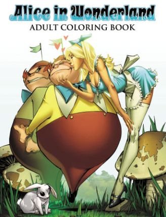 Cover for Joe Brusha · Alice in Wonderland Adult Coloring Book (Paperback Bog) (2016)