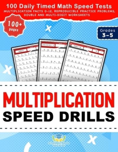 Cover for Scholastic Panda Education · Multiplication Speed Drills (Paperback Book) (2021)