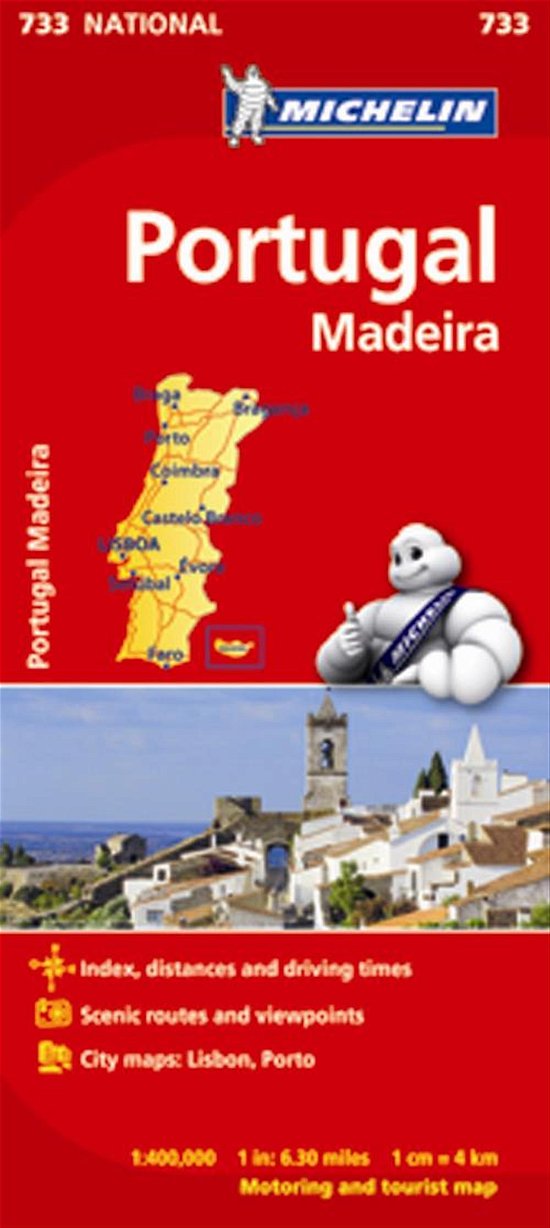 Cover for Michelin · Michelin National Maps: Portugal &amp; Madeira (Innbunden bok) (2020)