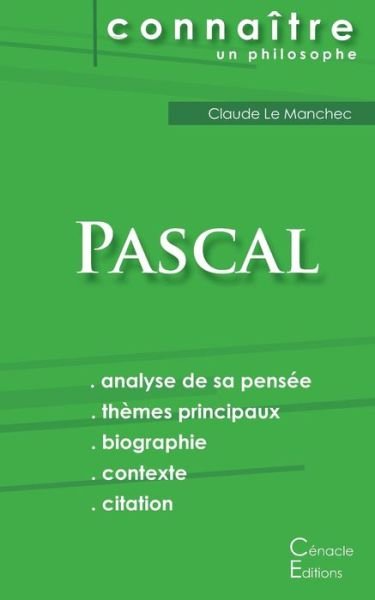 Cover for Blaise Pascal · Comprendre Pascal (analyse complete de sa pensee) (Pocketbok) (2015)
