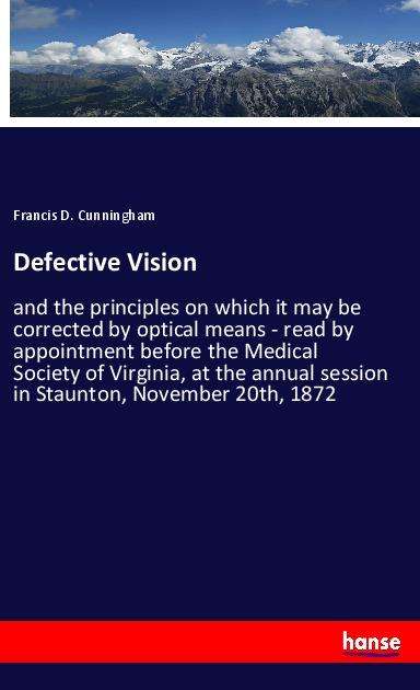 Cover for Cunningham · Defective Vision (Buch)