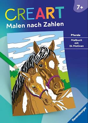 Cover for Maja Wagner · Ravensburger Malen nach Zahlen ab 7 Pferde - 24 Motive (Book) (2024)