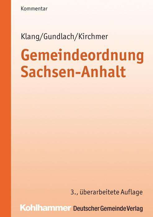 Cover for Klang · Gemeindeordnung Sachsen-Anhalt, K (Book) (2011)