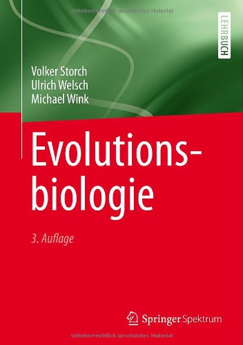 Cover for Volker Storch · Evolutionsbiologie (Hardcover Book) [German, 3., Überarb. U. Aktual. Aufl. 2013 edition] (2013)