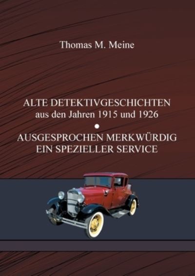 Cover for Edwin Balmer · Alte Detektivgeschichten (Paperback Book) (2021)