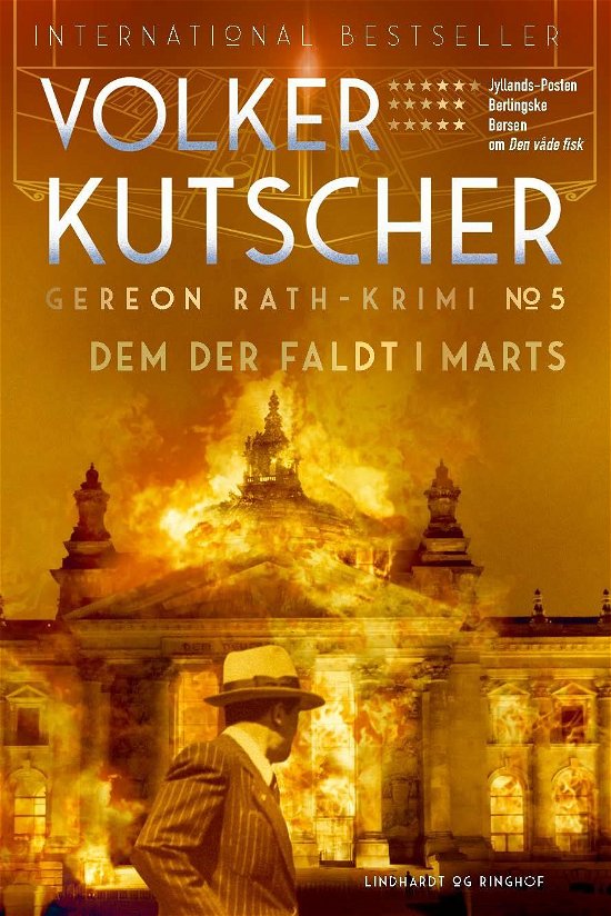 Cover for Volker Kutscher · Gereon Rath: Dem der faldt i marts (Gereon Rath-krimi 5) (Sewn Spine Book) [1. Painos] (2021)