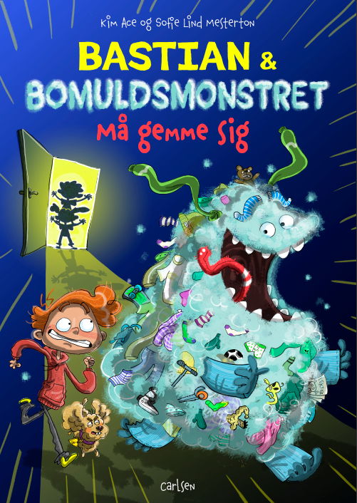 Bastian og bomuldsmonstret - Må gemme sig! - Kim Ace - Livros - CARLSEN - 9788727183350 - 24 de outubro de 2024