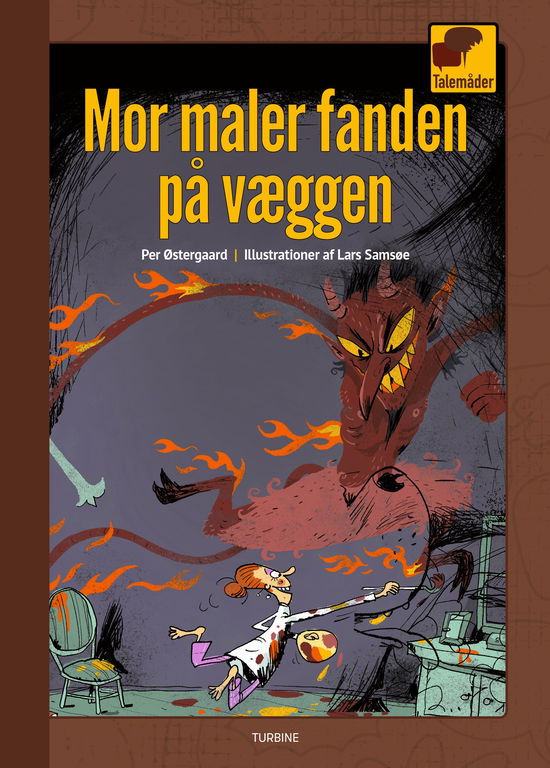 Cover for Per Østergaard · Talemåder: Mor maler fanden på væggen (Hardcover Book) [1er édition] (2023)